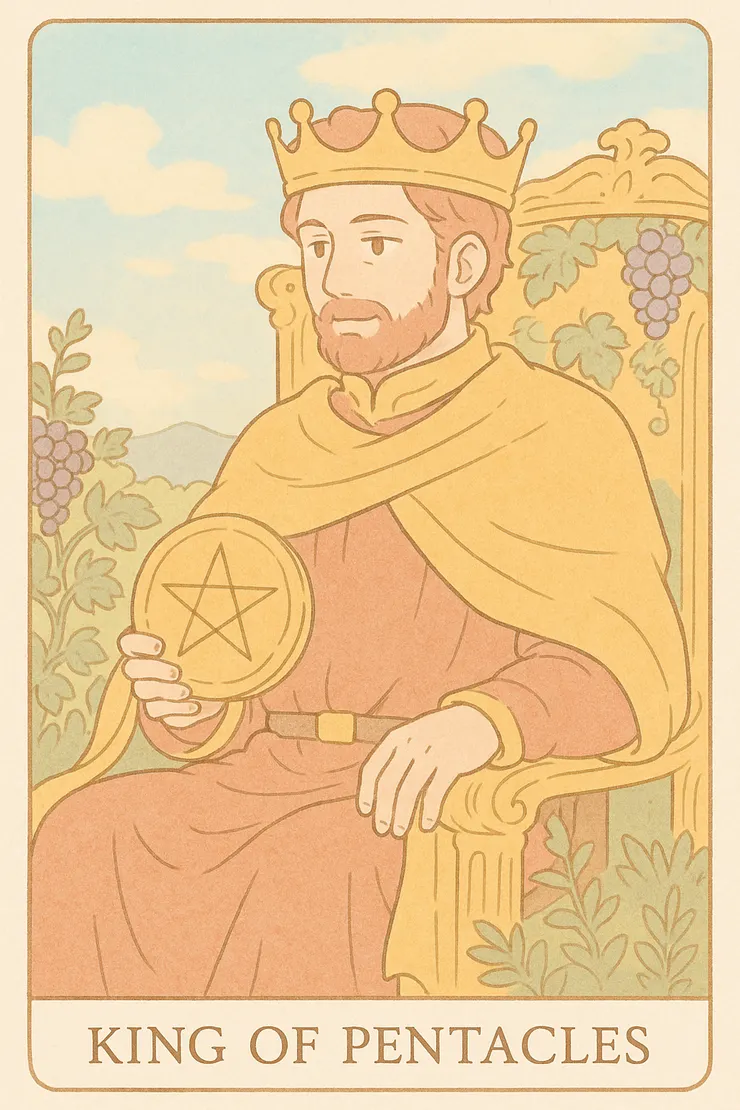 錢幣國王（King of Pentacles）