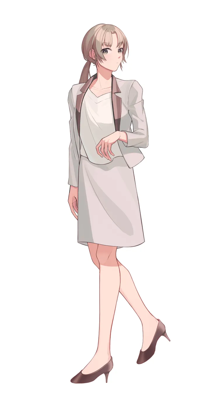 【繪師：魚片】杉野恭子──誠如所見，是一個普通的OL，沒有出眾的樣貌、能力也不突出。「我出門了！」那麼，看起來今天又會是一場，在社交辭令下的攻防戰。「唉⋯⋯」