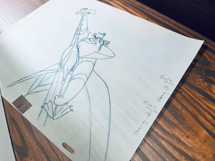 鳥到底招誰惹誰?哈哈!(旁邊的記錄應該是分鏡出場時間之類)