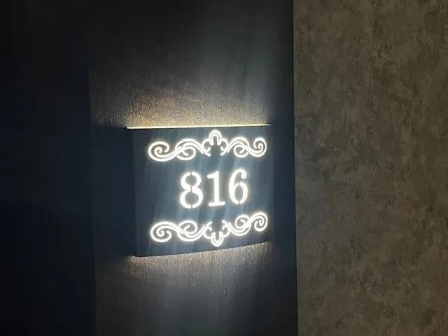 房間號與我生日相同816
