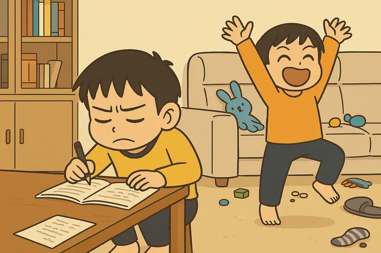 同一個空間，兩種人生狀態