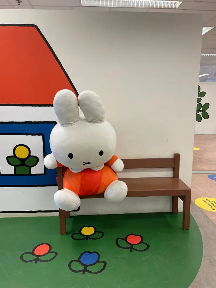 可以盡情跟miffy合照