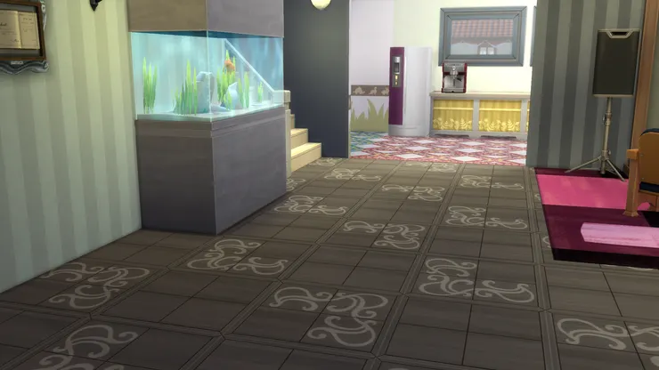 這個地方很有生氣，經常人來人往，就算沒有人在家也有魚兒游來游去。