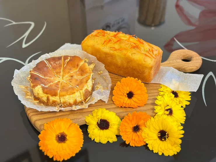 推依睞的金盞花磅蛋糕，非常好吃