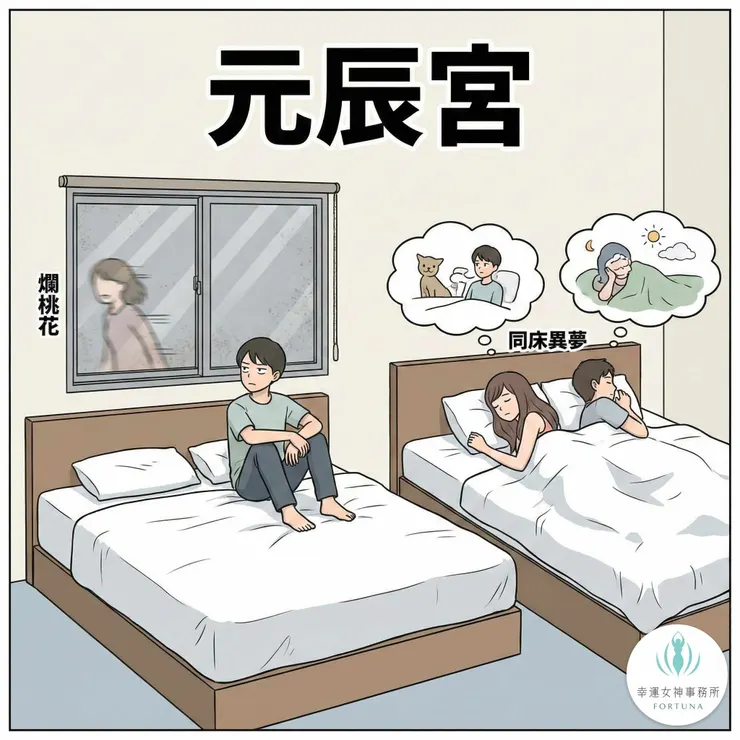 觀元辰宮調整夫妻之間同床異夢的問題
