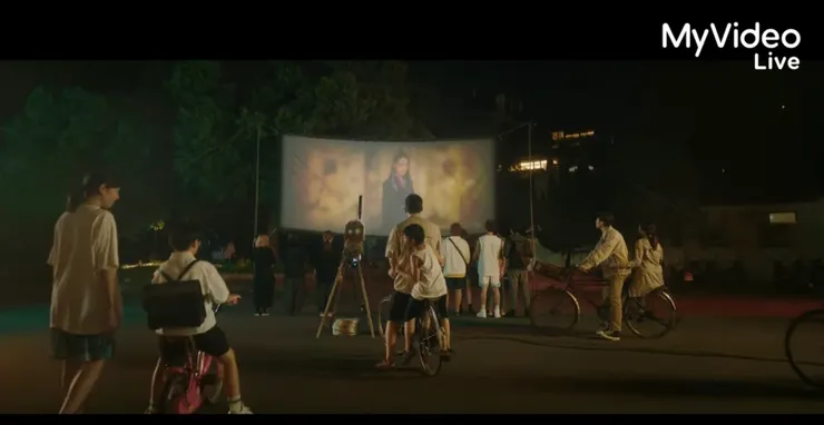 擷取自MyVideo線上直播影像畫面