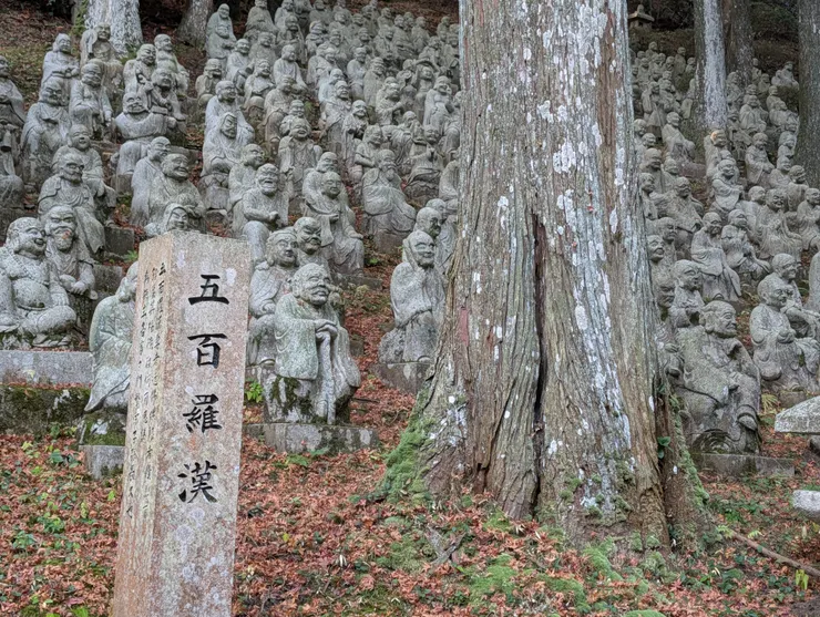五百羅漢每一尊表情都不太一樣喔!!