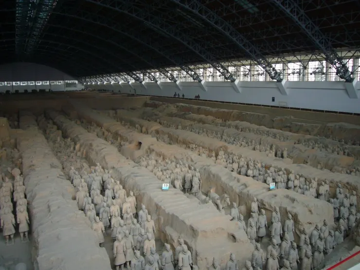 2008年看的兵馬俑一號坑