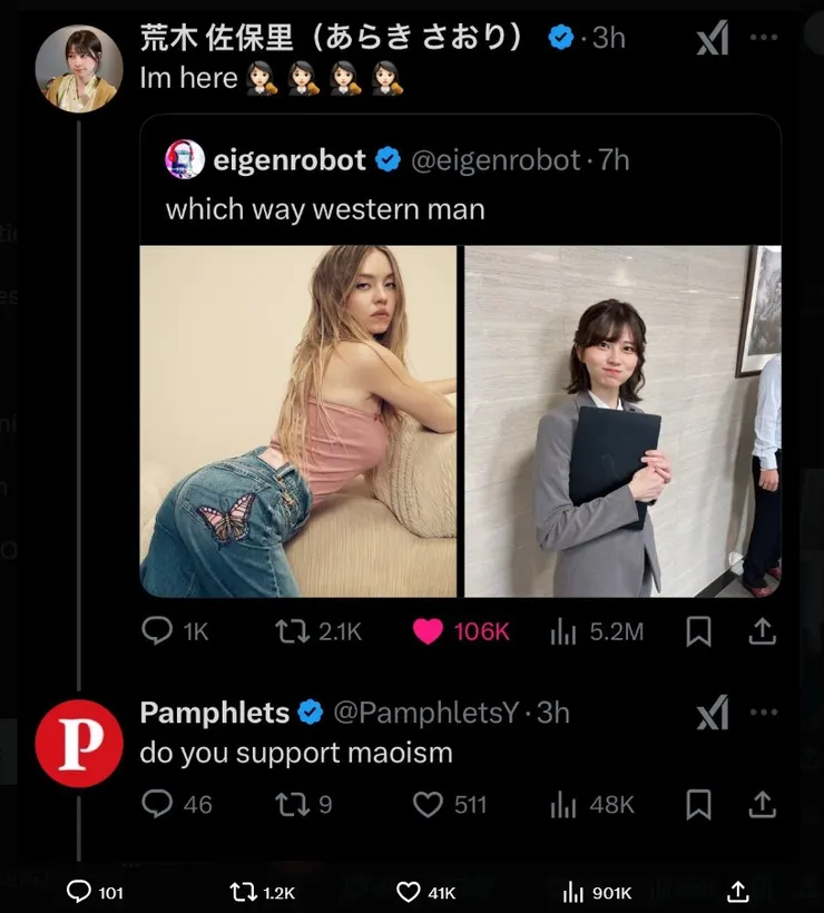 疑似讓荒木佐保里爆紅的投票活動