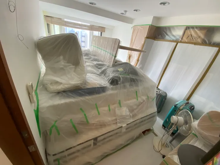 局部裝潢保護很麻煩