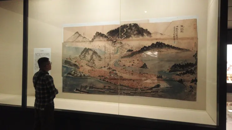 博物館大部分區域禁止攝影，這是少數可以攝影的作品。