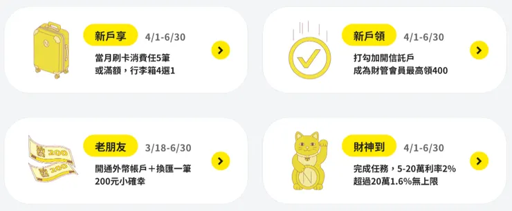 將來銀行開戶/新戶禮整理