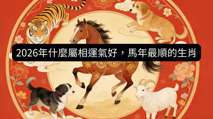 2026年什麼屬相運氣好,馬年最順的生肖