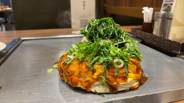 廣島燒 aka 御好燒，超好吃！