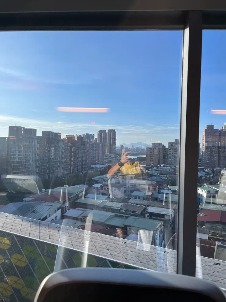 這個星期沒有留下太多的影像，健身房順手拍下的中和市容，僅成唯一