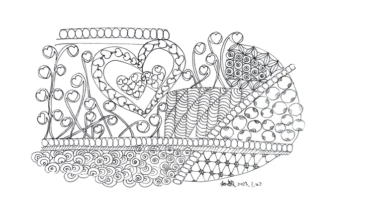 真情無悔／手繪