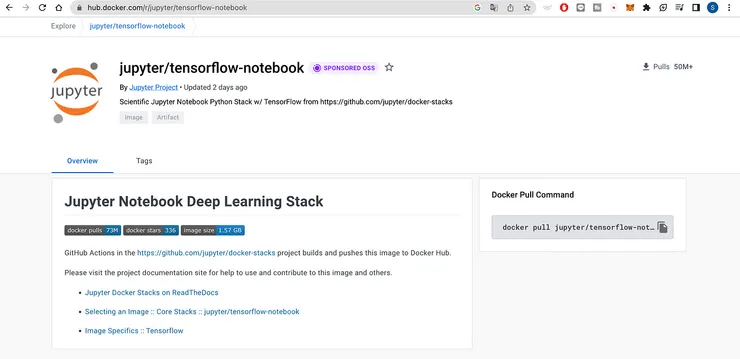 Docker hub 上的 Image