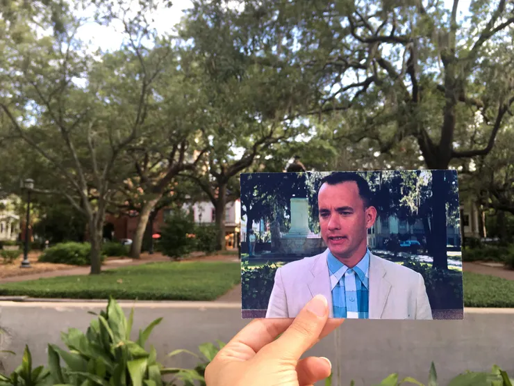 喬治亞州薩凡納奇珀瓦廣場為電影《阿甘正傳》經典場景。圖：Explore Georgia, Andrea David／提供。