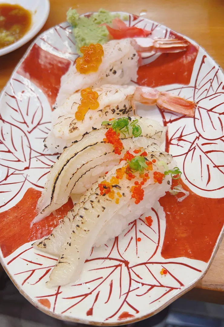 炙燒握壽司非常好吃