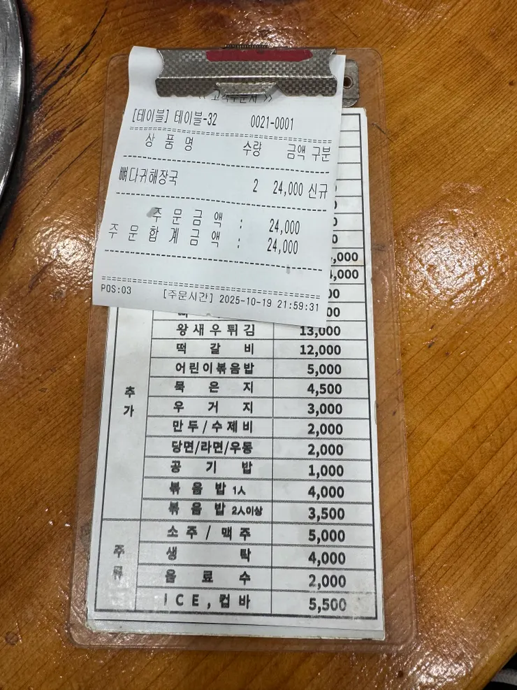 一人份馬鈴薯排骨湯點菜單