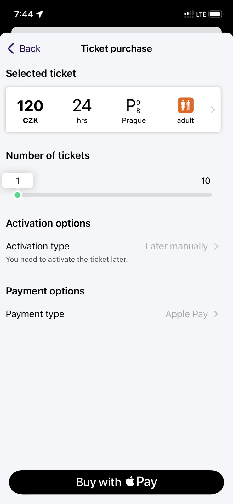 PID Lítačka App買24小時的票 可以帶一件大行李