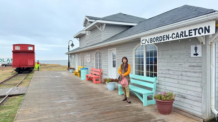 愛德華王子島Borden-Carleton的海洋鐵路歷史公園