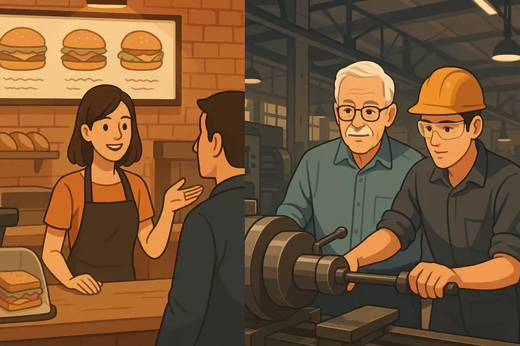 兩家店的命運：堅持與放手之間