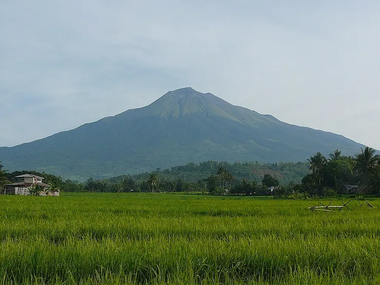 菲律賓坎拉翁火山。由 Studphil - 自己的作品, 公有領域