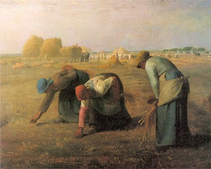 Jean-Frandik Mille, The Gleaners 1857, Musée d'Orsay 
