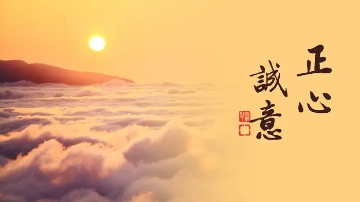 儒家講誠意正心，跟佛門講的菩提心沒有兩樣。菩提心是儒家講的誠意，它起作用就叫正心。