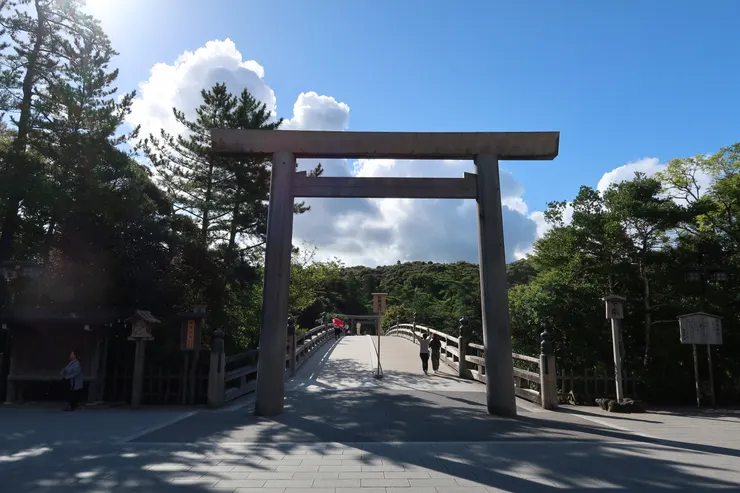 伊勢神宮。