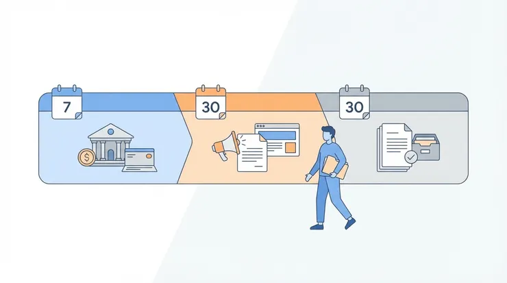 公益勸募許可後的3個時間點