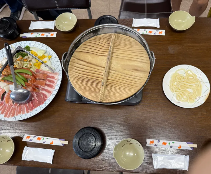 大沼公園的石狩火鍋