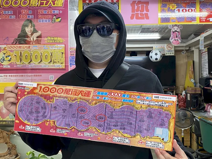 買千元刮刮樂中百萬中獎人:覺得會旺一整年- 新聞- Rti 中央廣播電臺