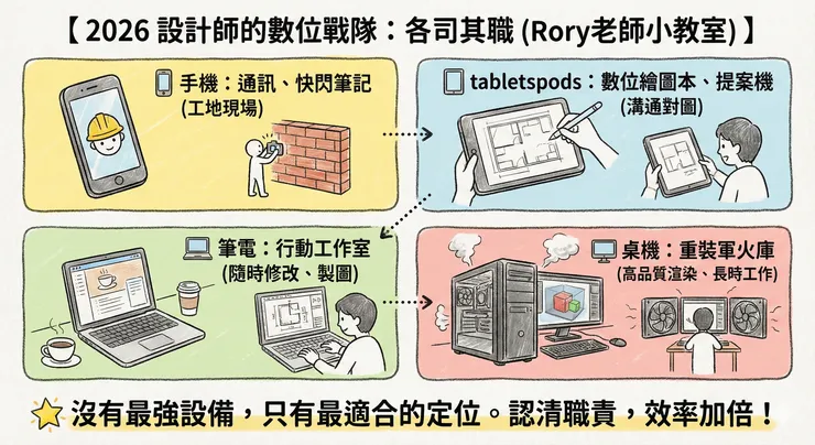 來建立設計師自己的 「設備生態系」