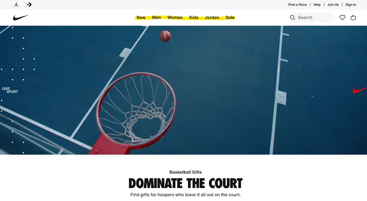 Nike Website