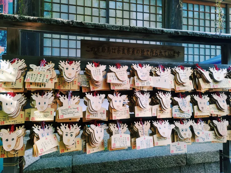 ＃春日大社的繪馬由奈良縣的檜木製成