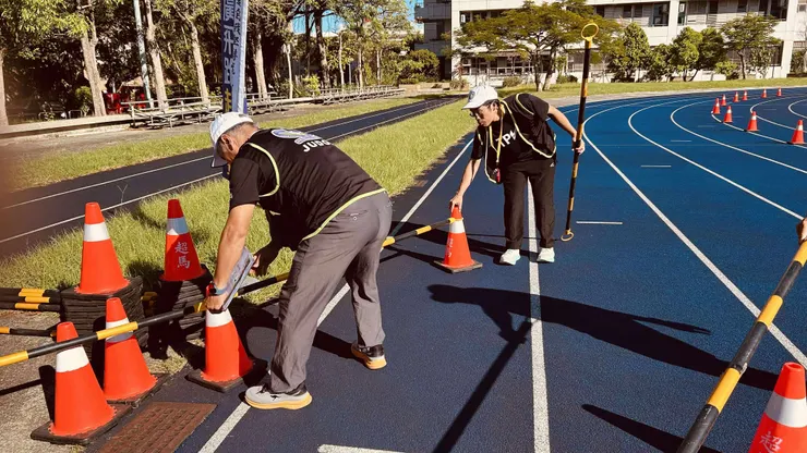 2025的開廣盃，生涯第一次的超馬裁判初體驗。圖片提供：超馬協會梁樹真老師。