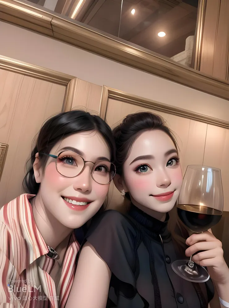 VIVO 藍心小 V 生成圖片 - 3D人物風格