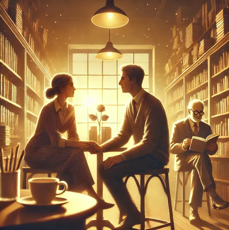 到底是來看書還是看對方