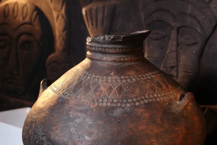 自然科學博物館藏的陶罐－google art