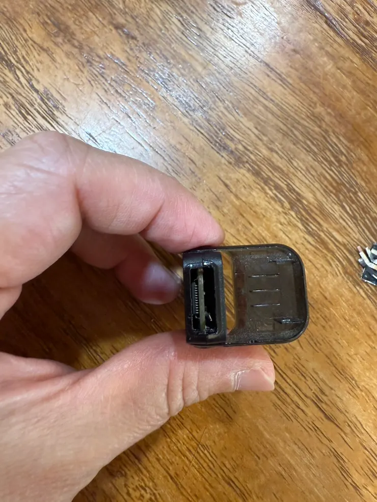 斷面還算蠻乾淨的。