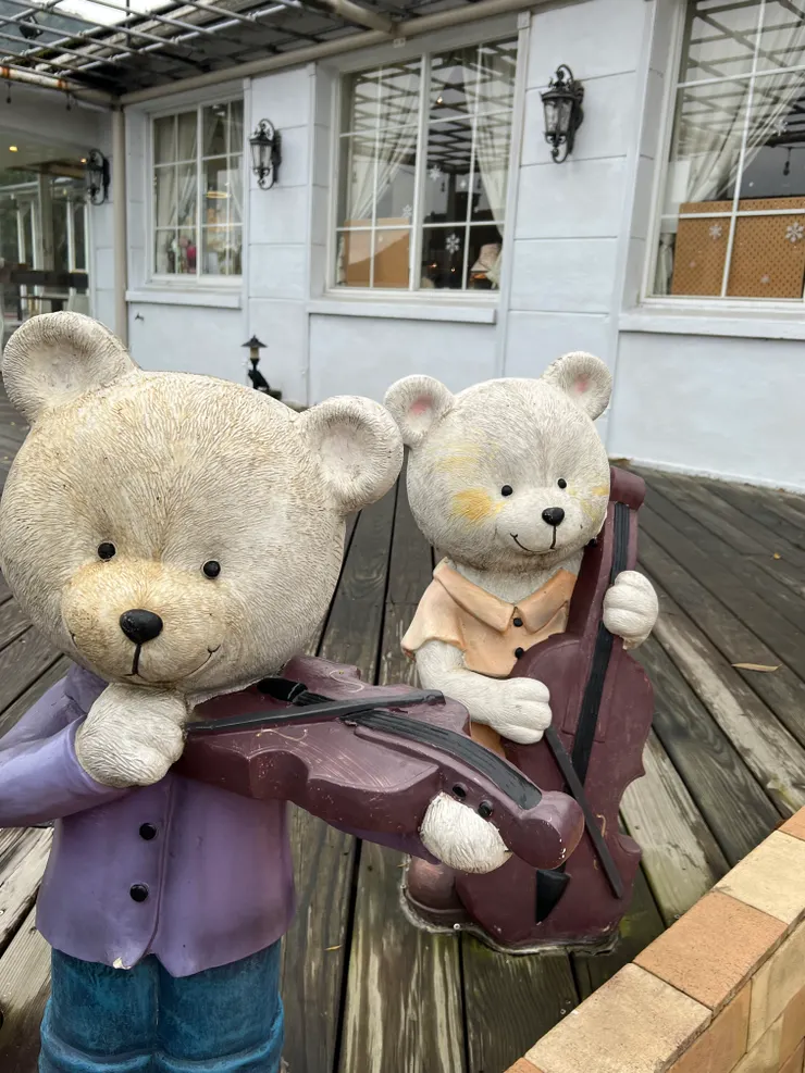 麵包店門口擺飾