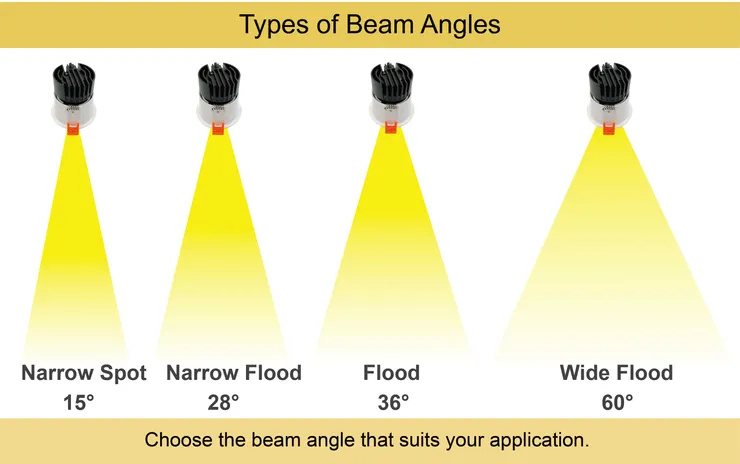 4&nbsp;Beam Angles-TJ2 Lighting