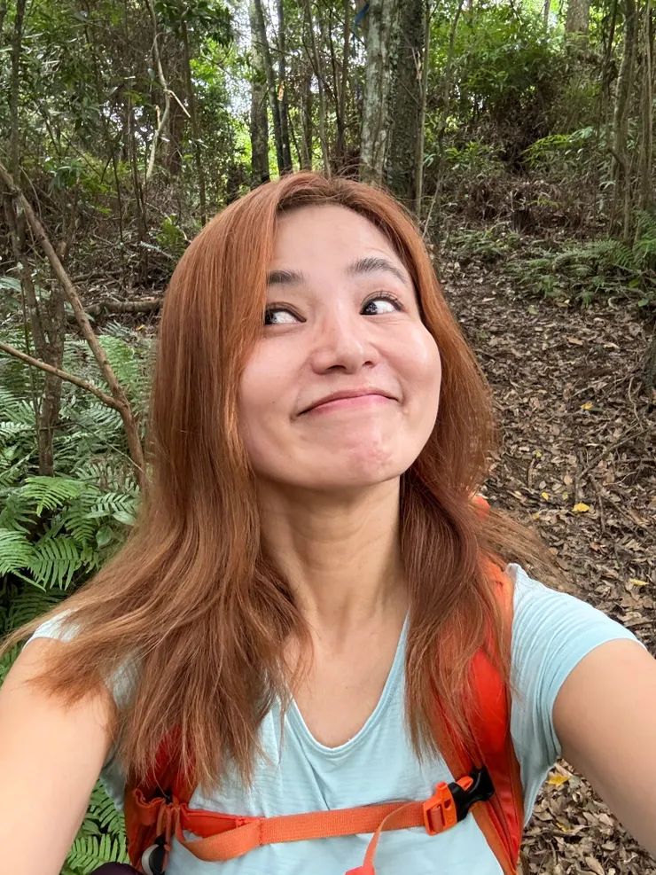 一個人上山覺得開心☺️