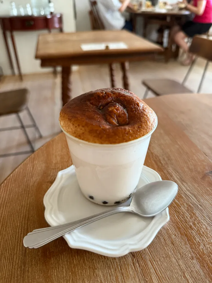 珍珠黑糖烤奶 H   160元