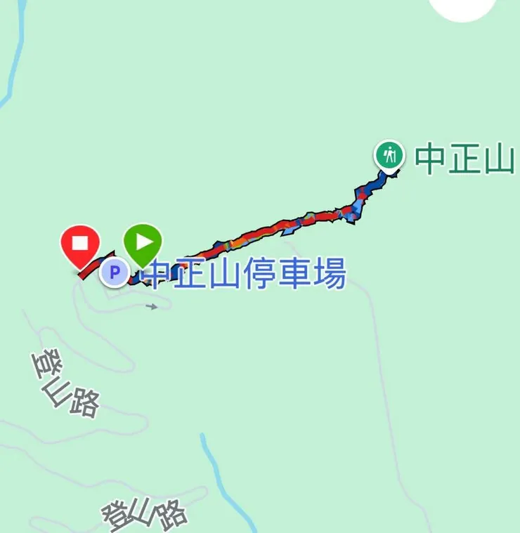 最輕鬆路線，單程500m