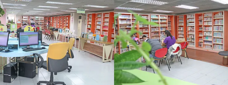 鹽埕分館 / 漫畫圖書區第一區。