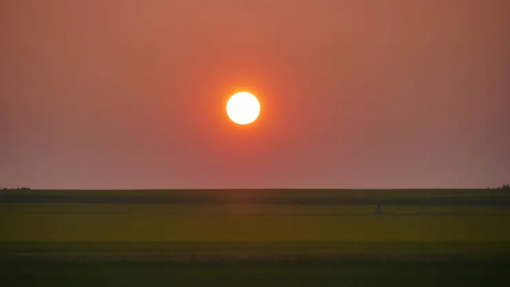 這一天以蒼蒼的夕陽落幕