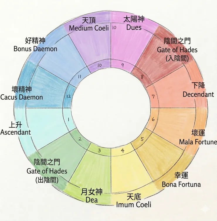 古埃及人的宇宙觀。此圖由 AI 輔助生成
